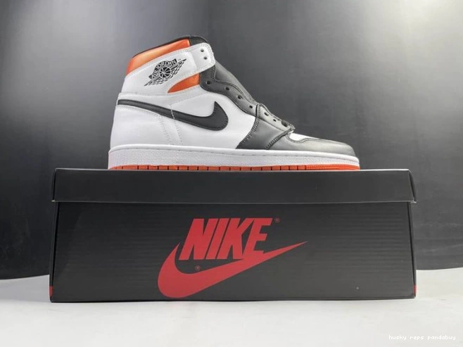 Cheap Husky Jordan Air High 555088-180 Retro 1 Orange Electro 0706
